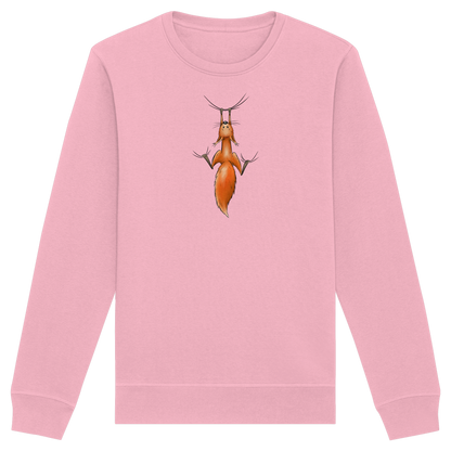 Rotes Eichhörnchen hängt ab - Organic Basic Unisex Sweatshirt