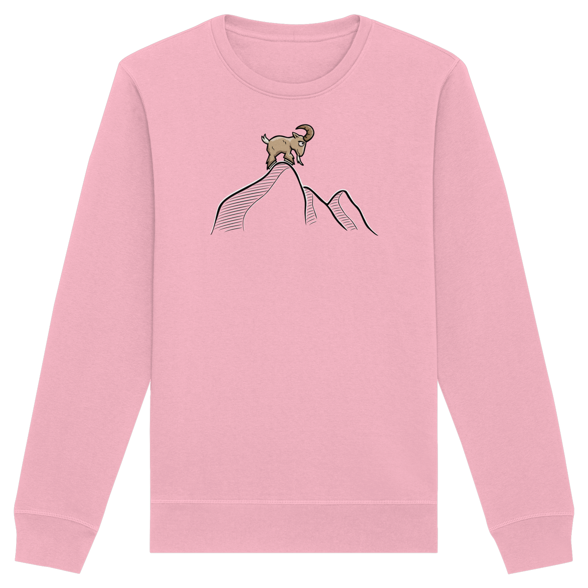 Ziegenbock in den Bergen - Organic Basic Unisex Sweatshirt