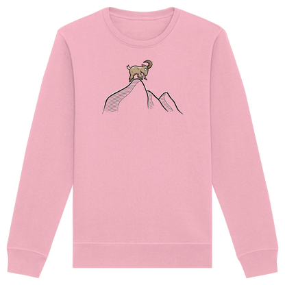 Ziegenbock in den Bergen - Organic Basic Unisex Sweatshirt