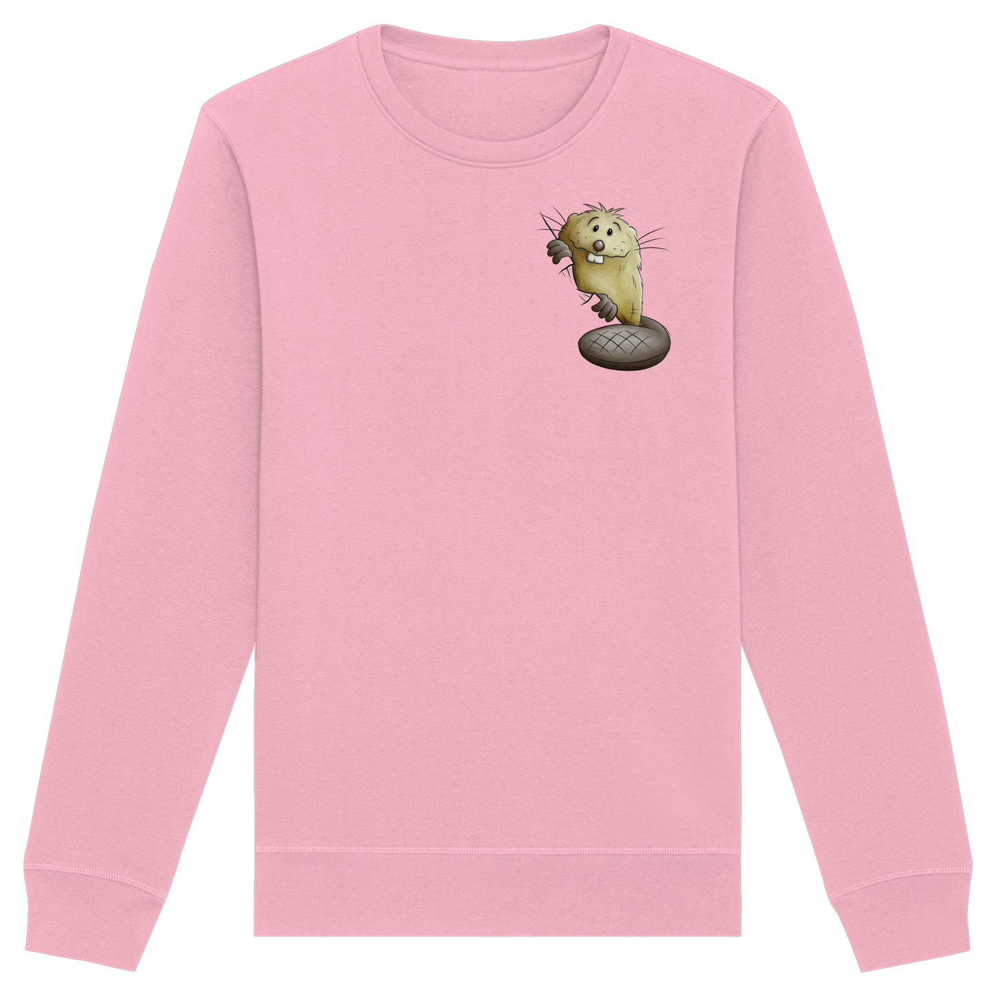 Lustiger frecher Biber - Organic Basic Unisex Sweatshirt
