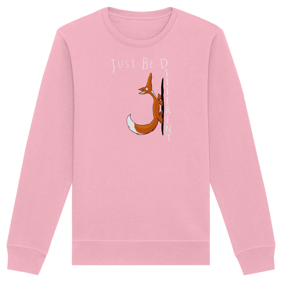 Just Be Different | Sei Anders, kleiner Fuchs - Organic Basic Unisex Sweatshirt