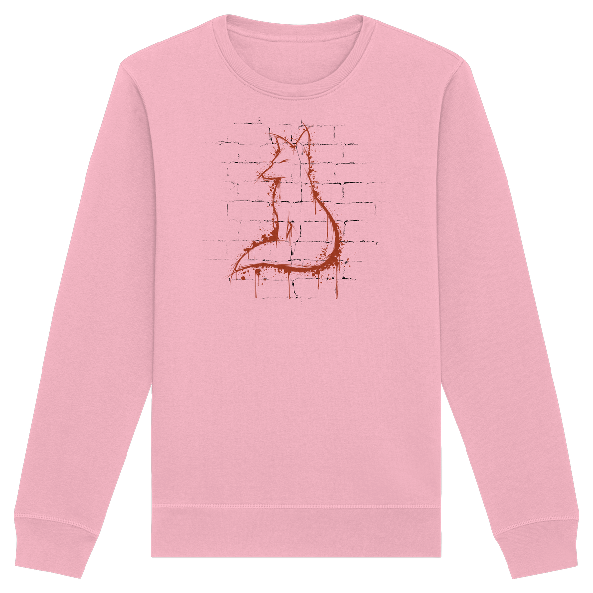 Street Art Fuchs Silhouette - Organic Basic Unisex Sweatshirt