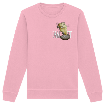 Dam It Verdammt Lustiger Biber - Organic Basic Unisex Sweatshirt