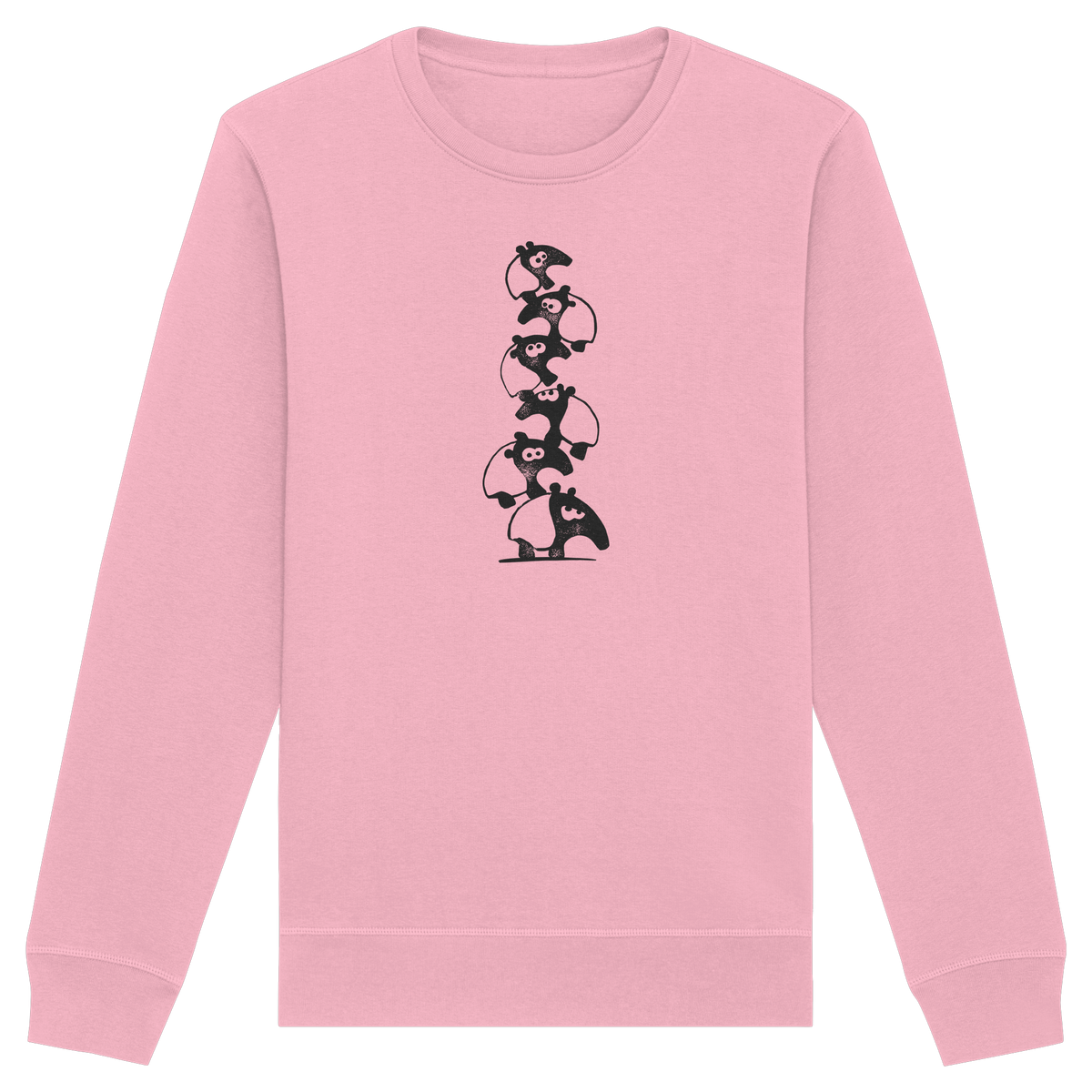 Lustiger Haufen aus Schabracken-Tapiren - Organic Basic Unisex Sweatshirt