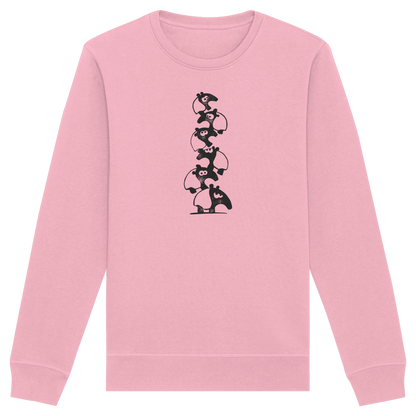 Lustiger Haufen aus Schabracken-Tapiren - Organic Basic Unisex Sweatshirt