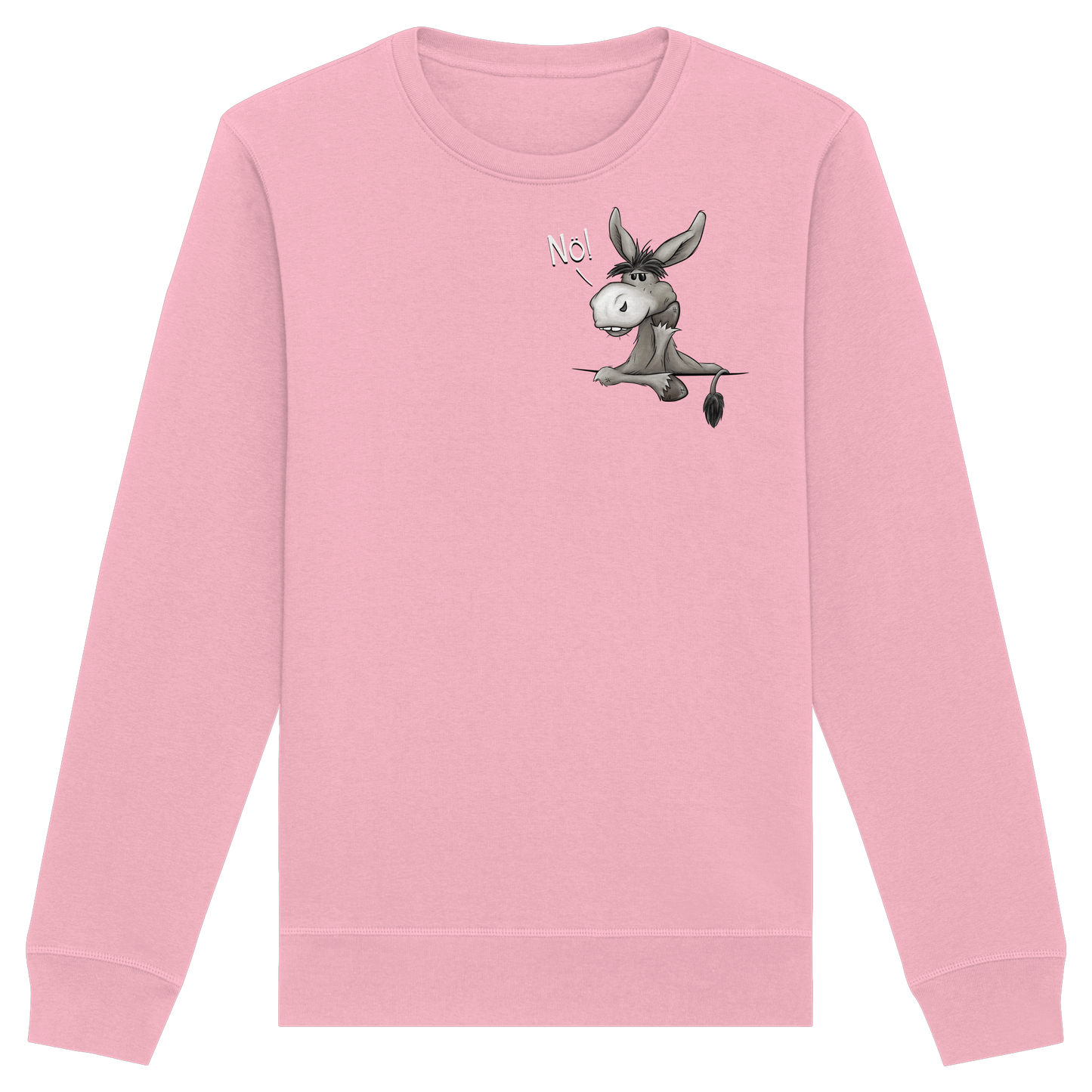 Nö! Störrischer Esel - Organic Basic Unisex Sweatshirt