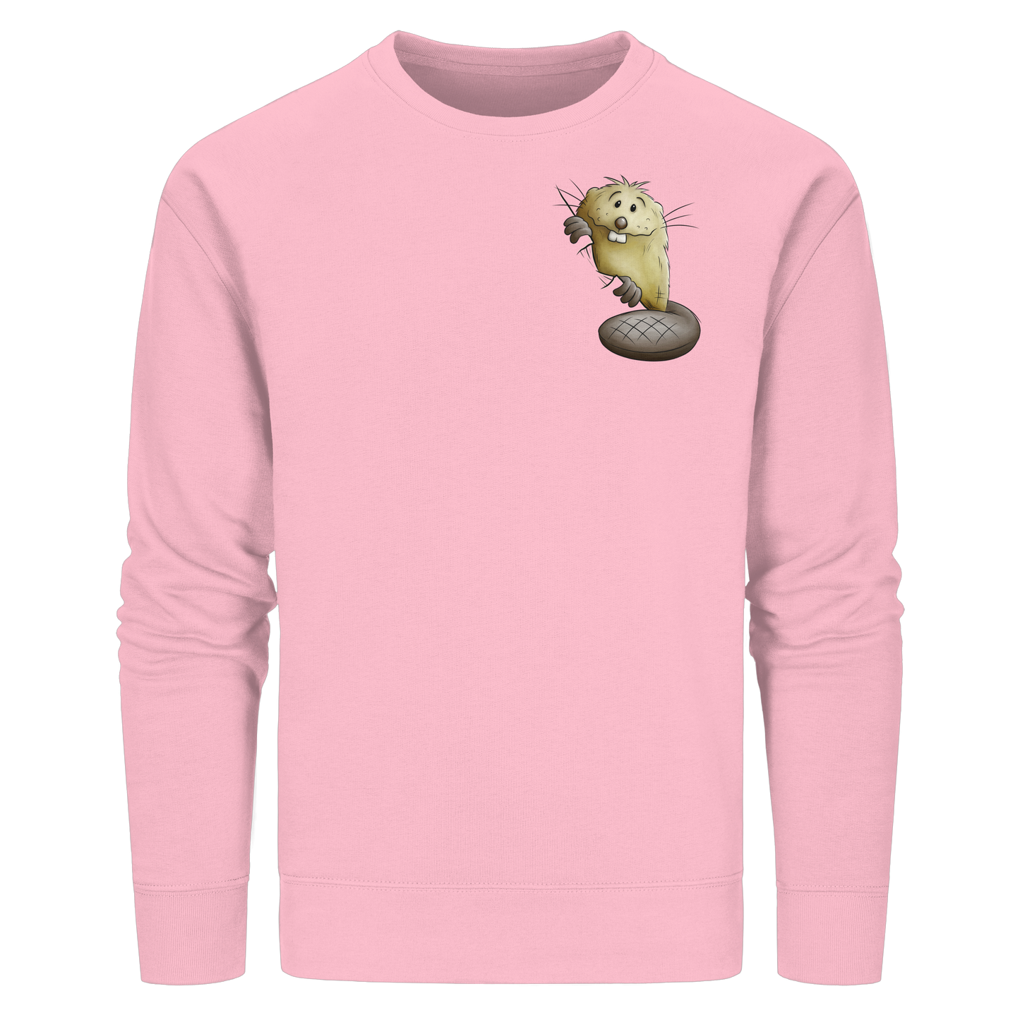 Lustiger frecher Biber - Organic Basic Unisex Sweatshirt