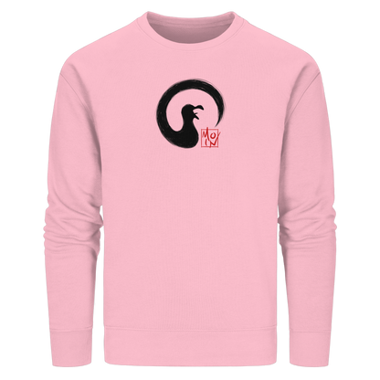 Moin kreischende japanische Enso Möwe - Organic Basic Unisex Sweatshirt