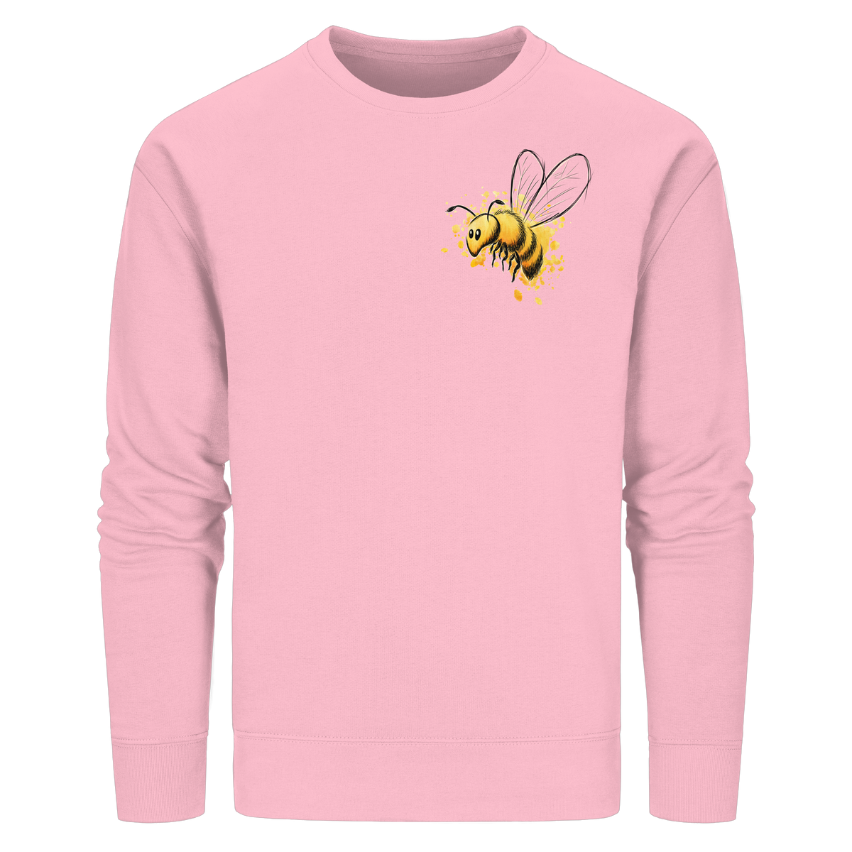 Lässige kleine Honig-Biene - Organic Basic Unisex Sweatshirt