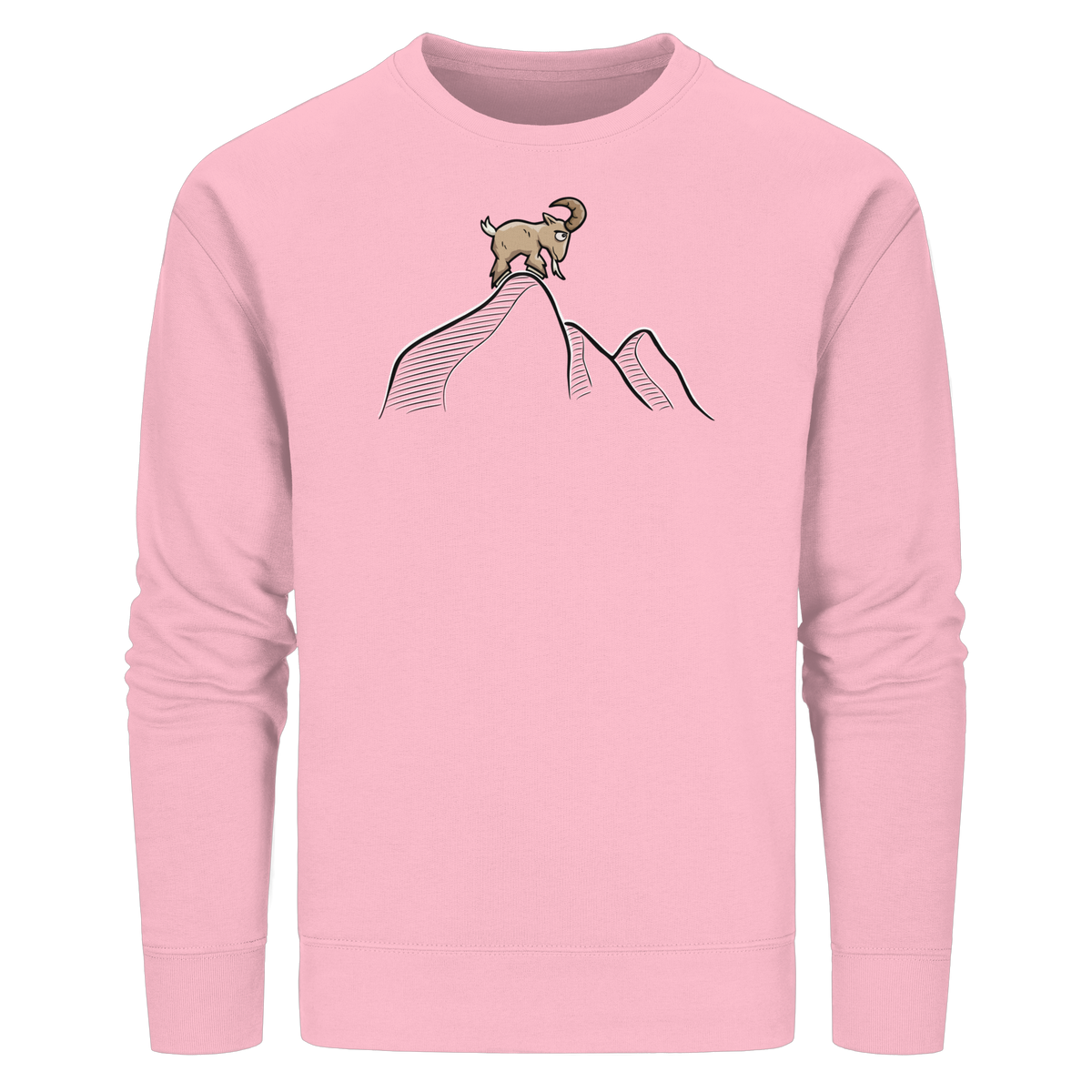 Ziegenbock in den Bergen - Organic Basic Unisex Sweatshirt