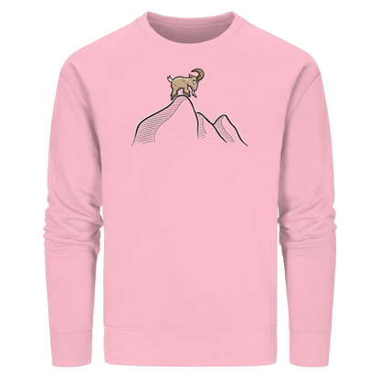 Ziegenbock in den Bergen - Organic Basic Unisex Sweatshirt
