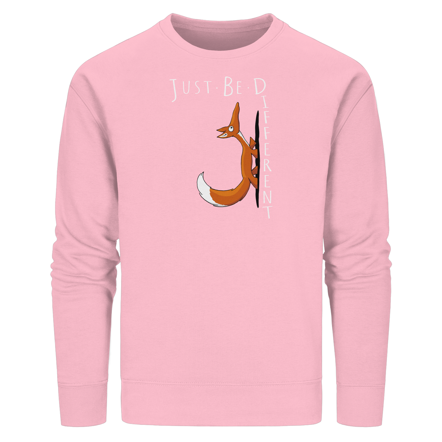 Just Be Different | Sei Anders, kleiner Fuchs - Organic Basic Unisex Sweatshirt