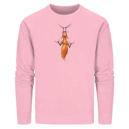 Rotes Eichhörnchen hängt ab - Organic Basic Unisex Sweatshirt