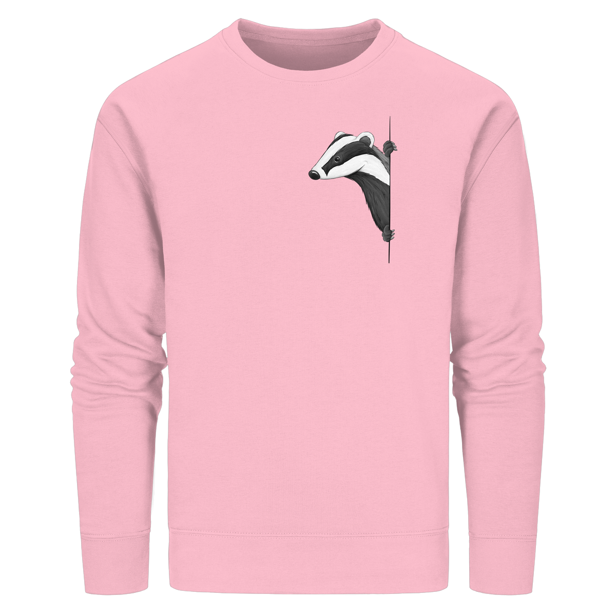 Lässiger Dachs Meister Grimbart - Organic Basic Unisex Sweatshirt