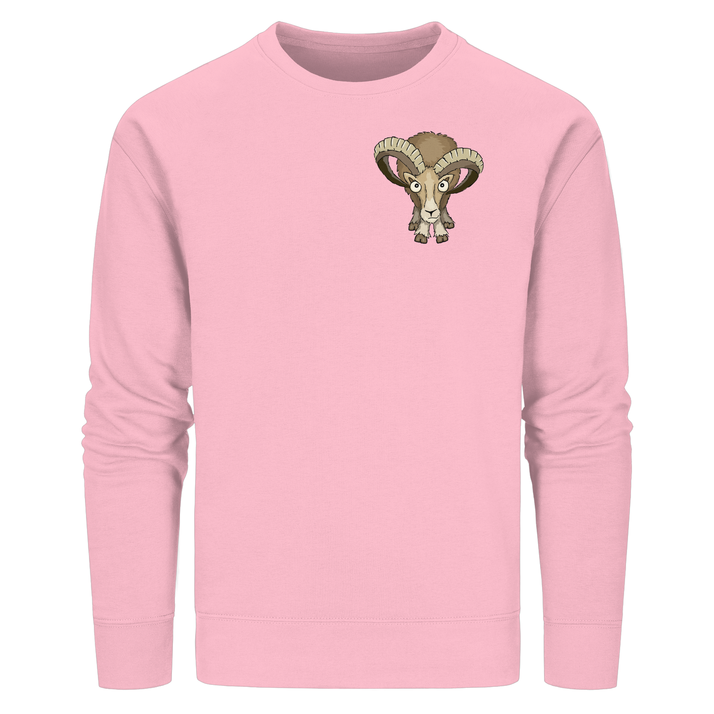 Bockiges Mufflon Widder Schafbock - Organic Basic Unisex Sweatshirt