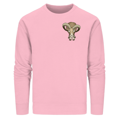 Bockiges Mufflon Widder Schafbock - Organic Basic Unisex Sweatshirt