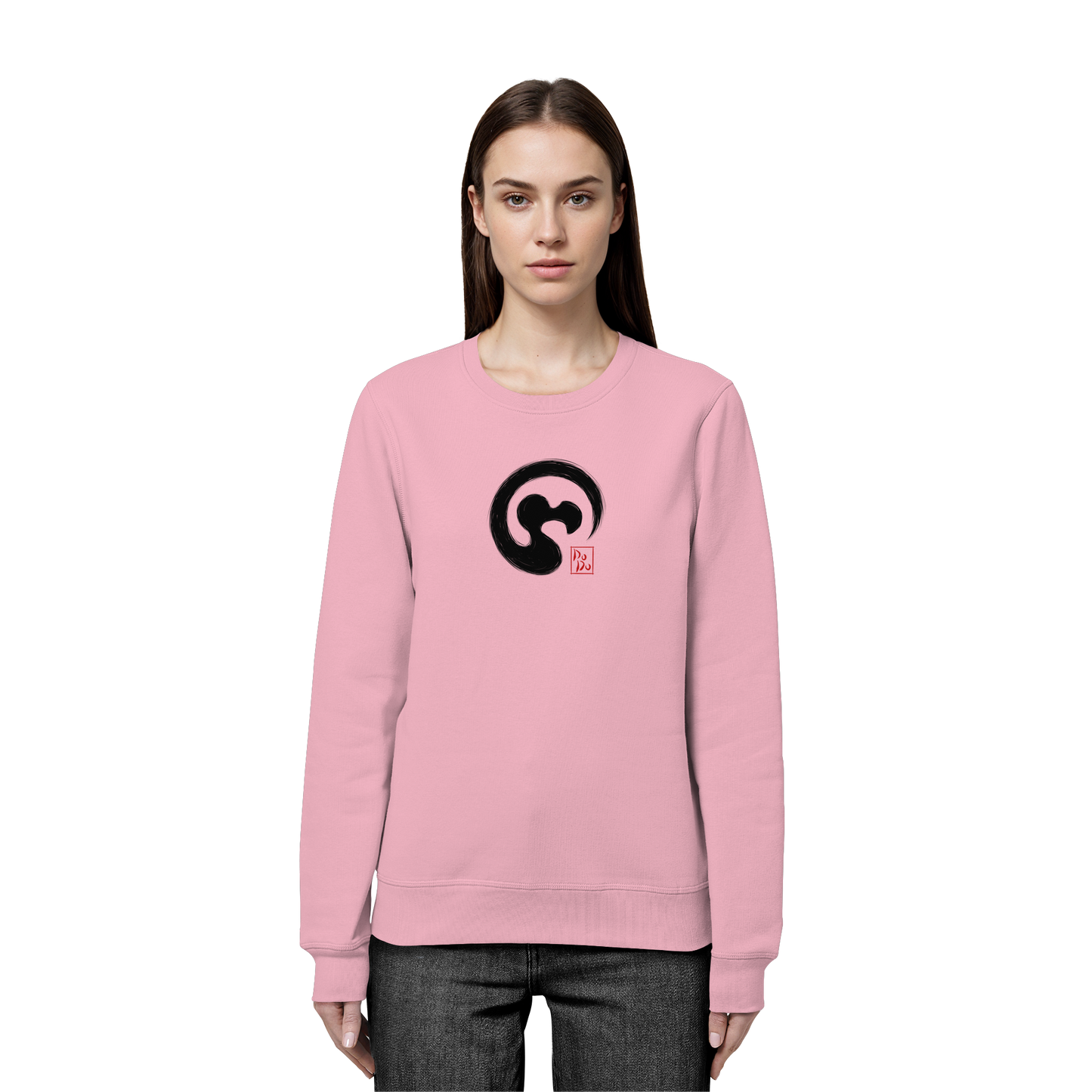 Zen Dodo im japanischen Enso Kreis - Organic Basic Unisex Sweatshirt