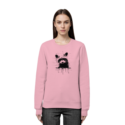 Funky Street Art Waschbär - Organic Basic Unisex Sweatshirt