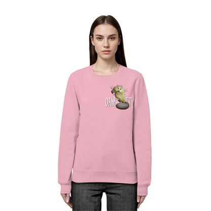 Dam It Verdammt Lustiger Biber - Organic Basic Unisex Sweatshirt