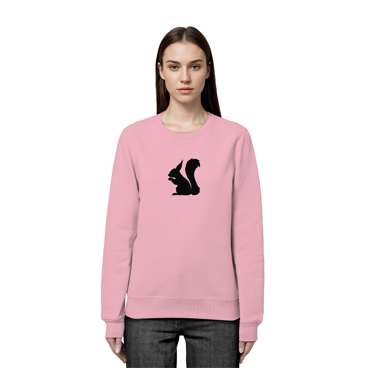 Eichhörnchen Silhouette - Organic Basic Unisex Sweatshirt