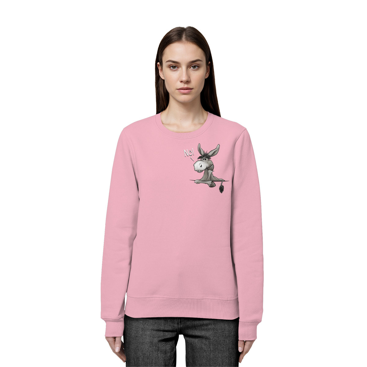Nö! Störrischer Esel - Organic Basic Unisex Sweatshirt