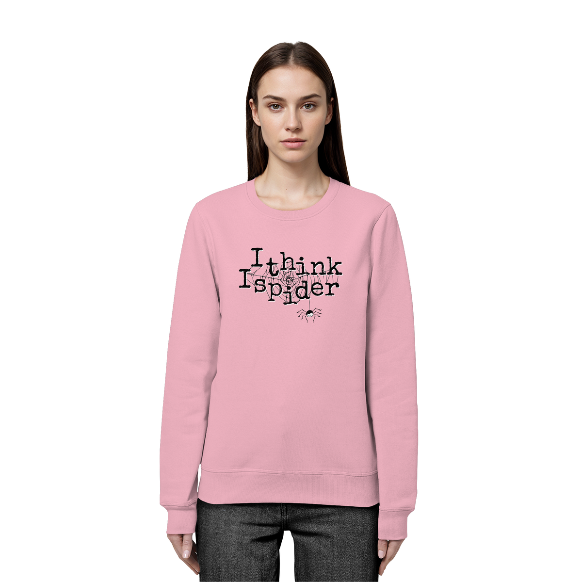 I think I spider - Spinne - Organic Basic Unisex Sweatshirt