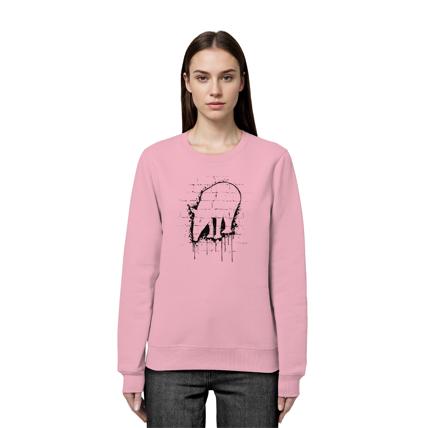 Urban Street Art Tapir Silhouette - Organic Basic Unisex Sweatshirt