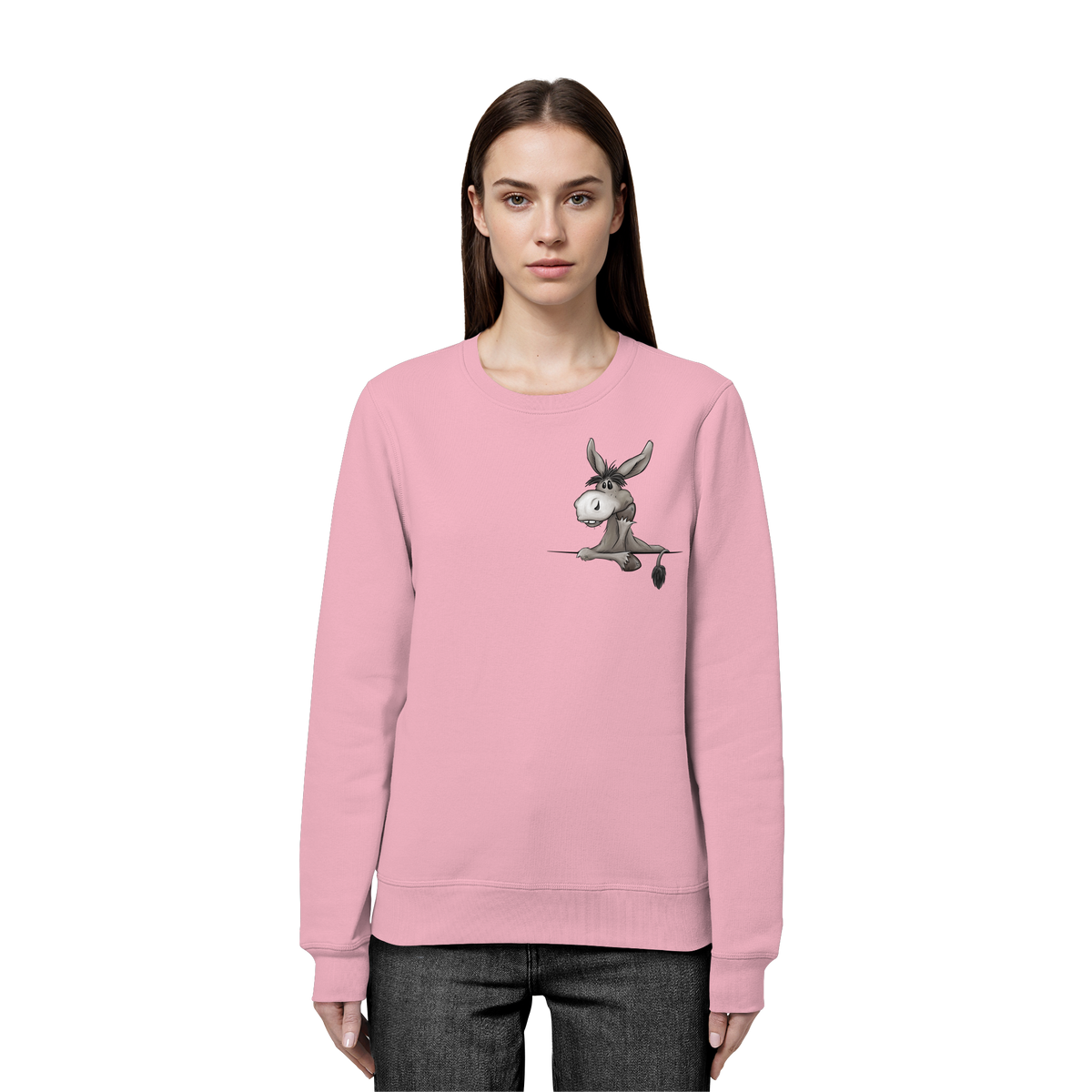 Lustiger lässiger Esel - Organic Basic Unisex Sweatshirt