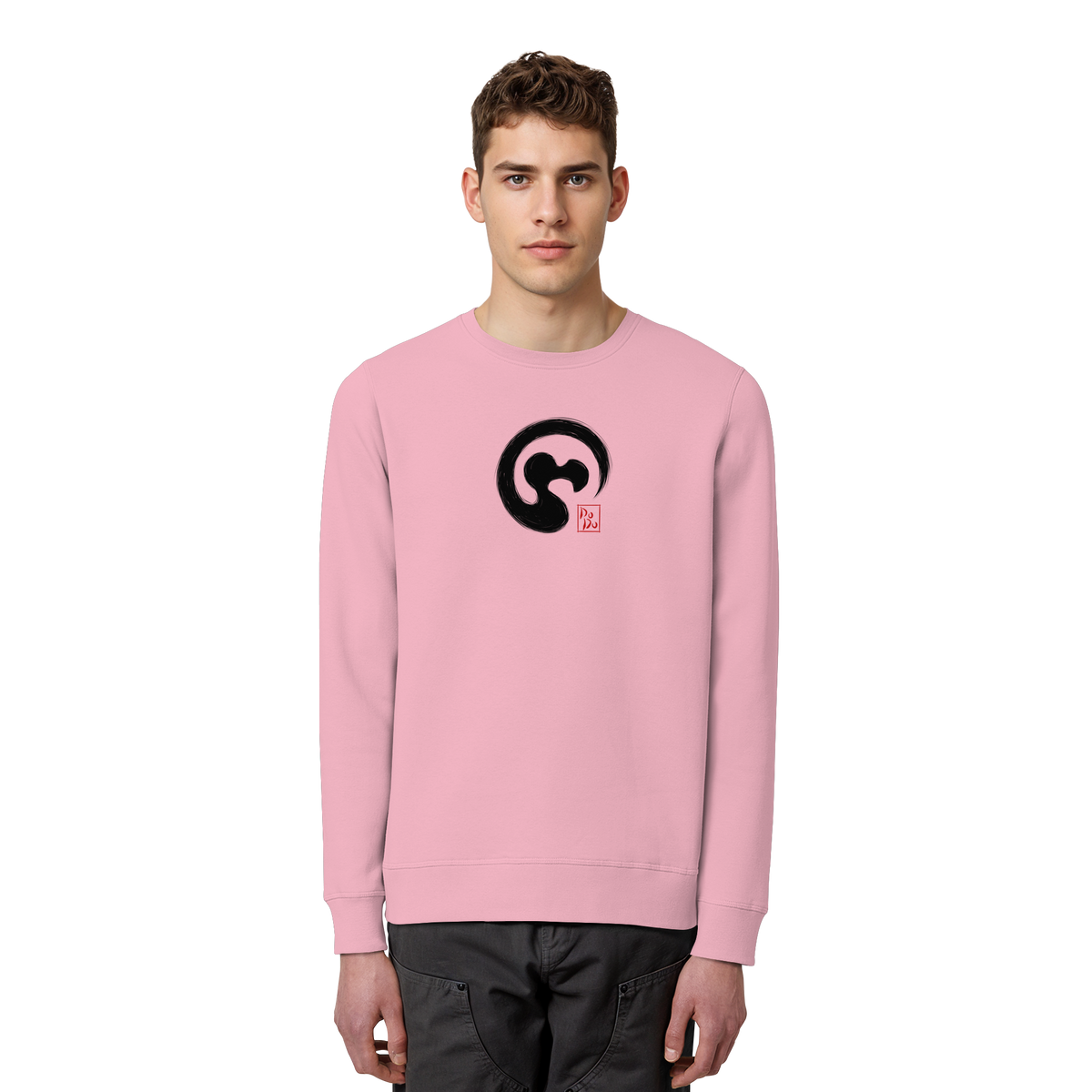 Zen Dodo im japanischen Enso Kreis - Organic Basic Unisex Sweatshirt