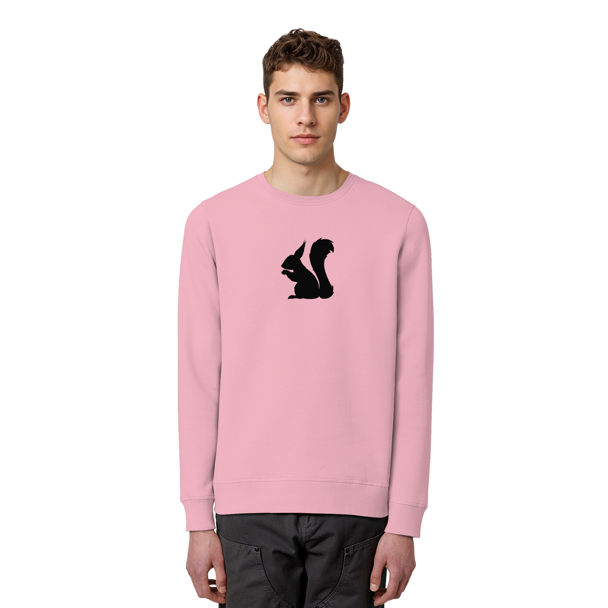 Eichhörnchen Silhouette - Organic Basic Unisex Sweatshirt