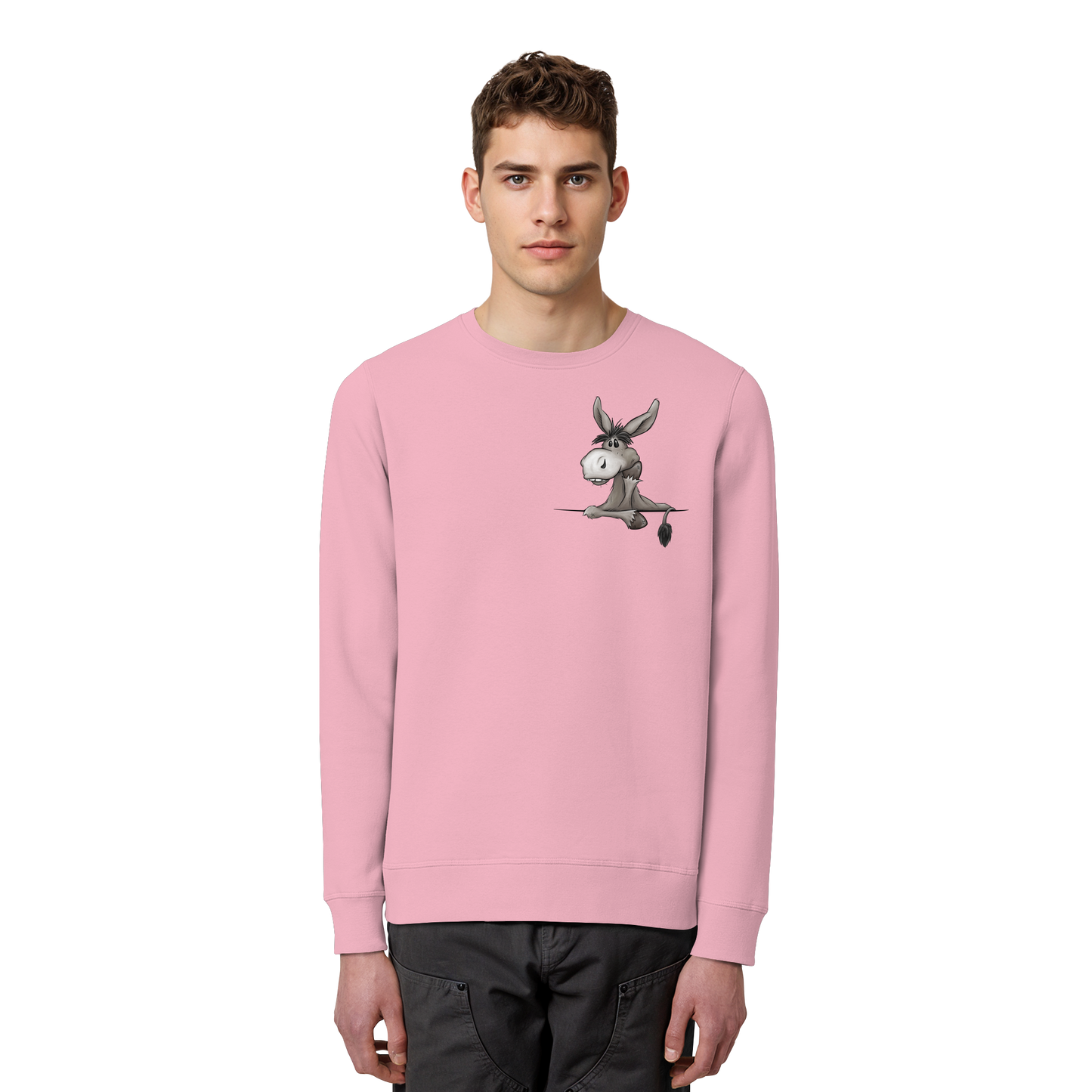 Lustiger lässiger Esel - Organic Basic Unisex Sweatshirt