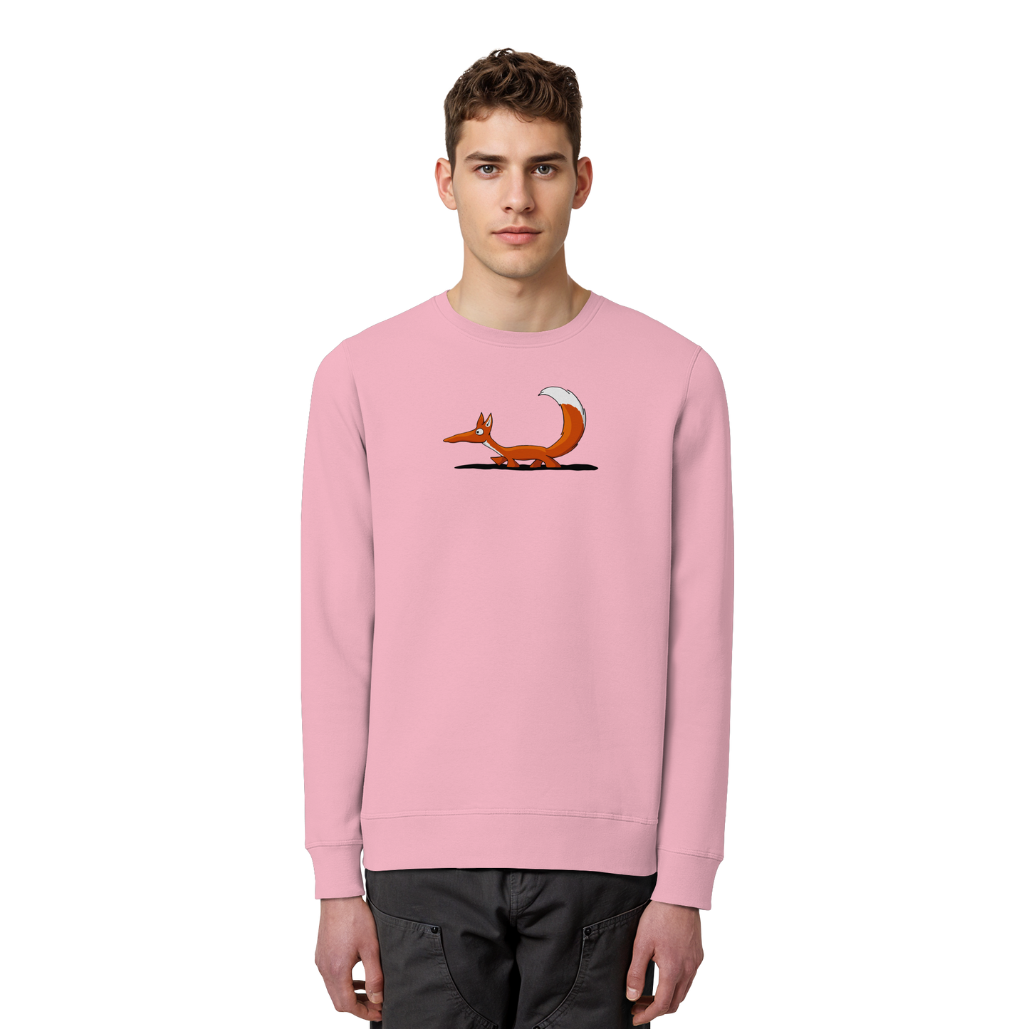 Lässiger cooler Fuchs | Mr. Fox, der Schleicher - Organic Basic Unisex Sweatshirt