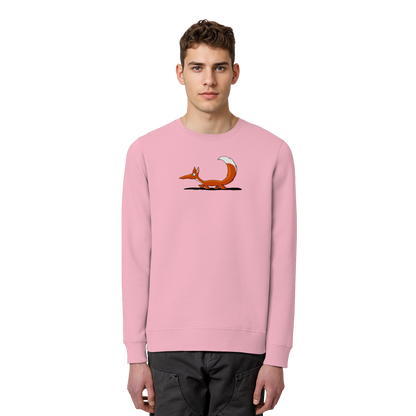 Lässiger cooler Fuchs | Mr. Fox, der Schleicher - Organic Basic Unisex Sweatshirt