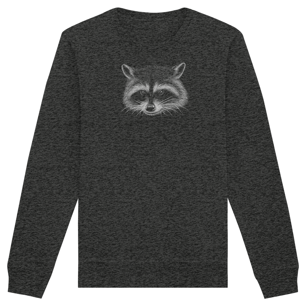 Waschbär Illustration Kritzelkunst - Organic Basic Unisex Sweatshirt