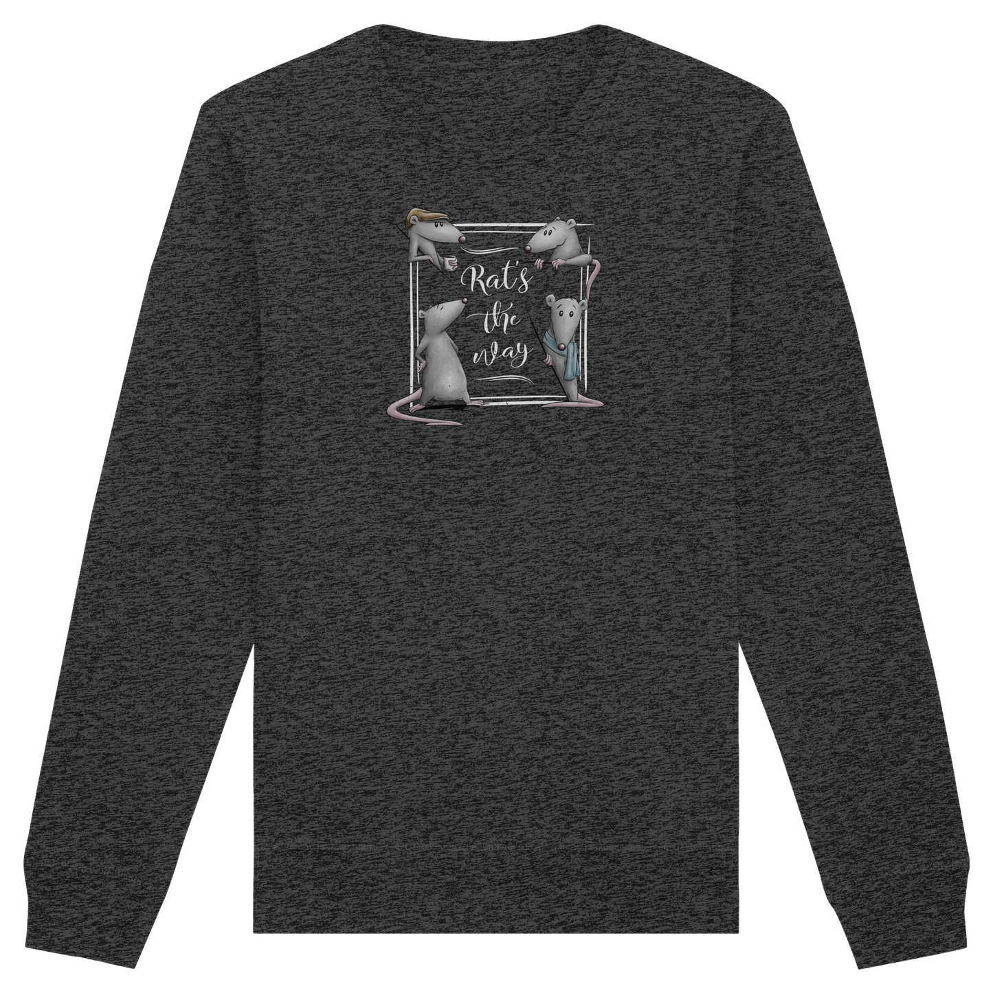 Rat’s The Way Kaffeehaus Ratten - Organic Basic Unisex Sweatshirt