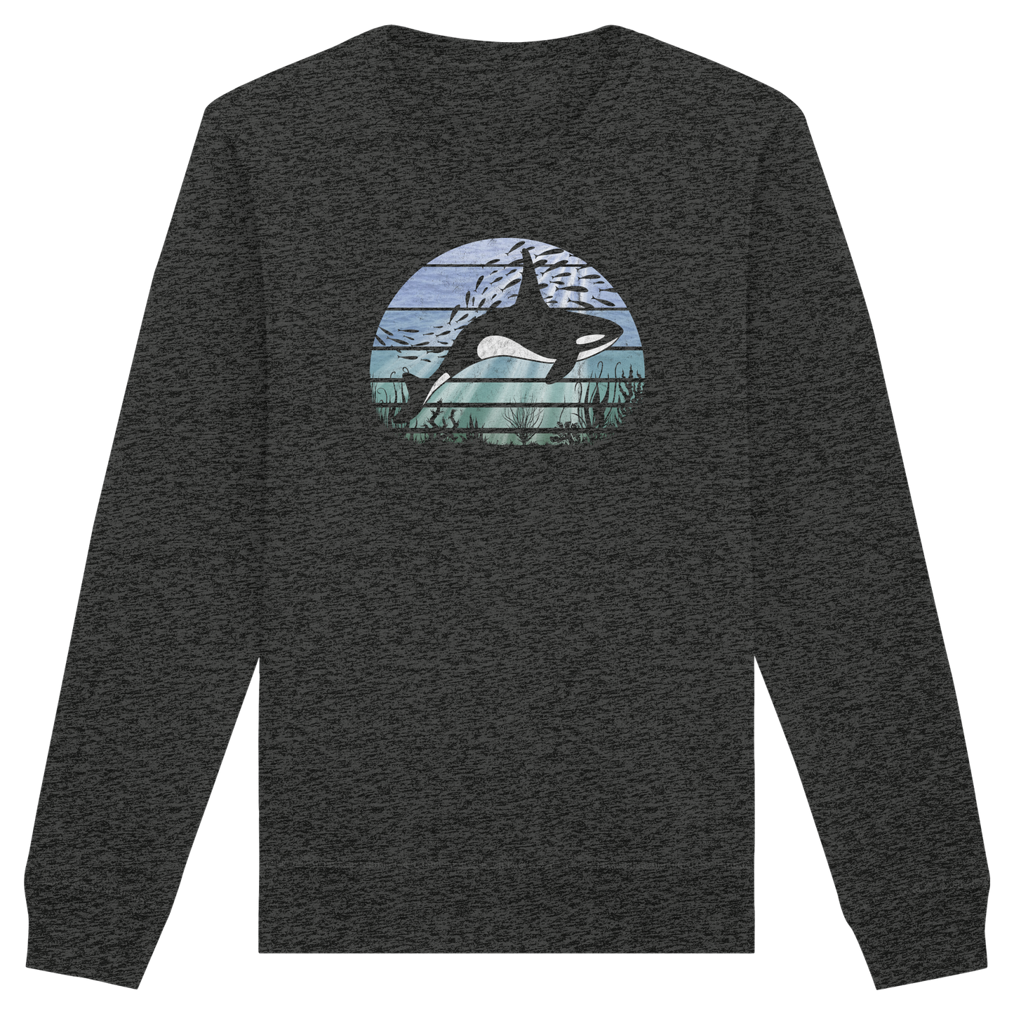 Retro Tiefsee Schwertwal Orca - Organic Basic Unisex Sweatshirt