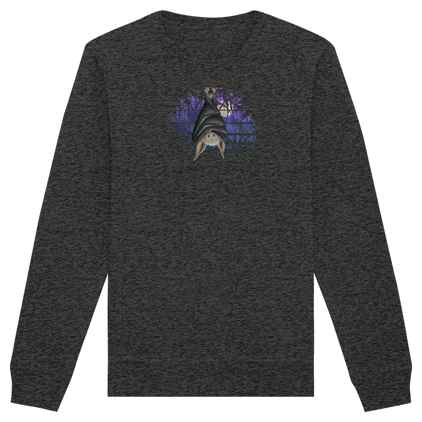 Fledermaus in blauer Nacht - Organic Basic Unisex Sweatshirt