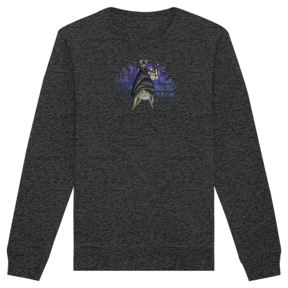 Fledermaus in blauer Nacht - Organic Basic Unisex Sweatshirt