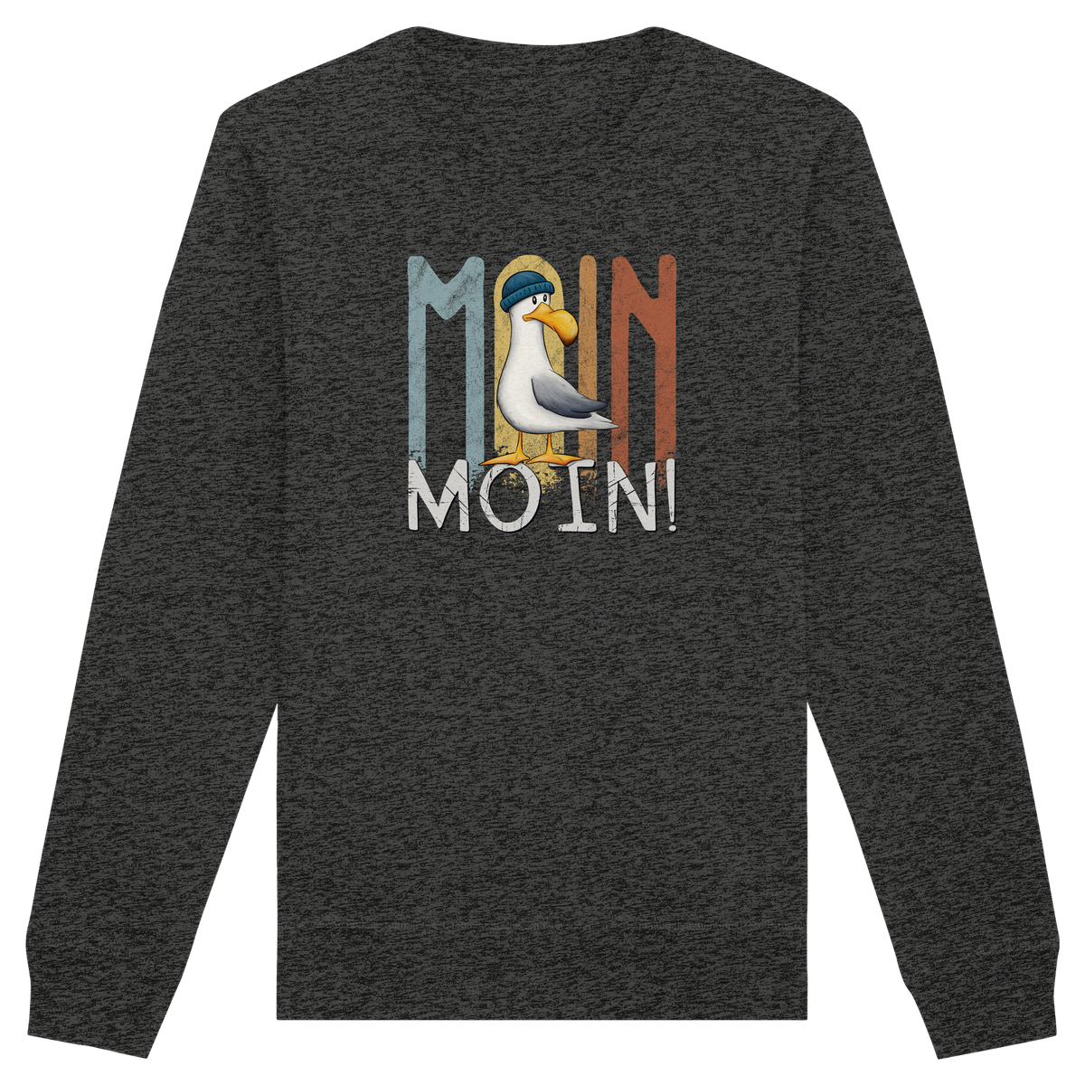Moin Moin norddeutsche Möwe - Organic Basic Unisex Sweatshirt