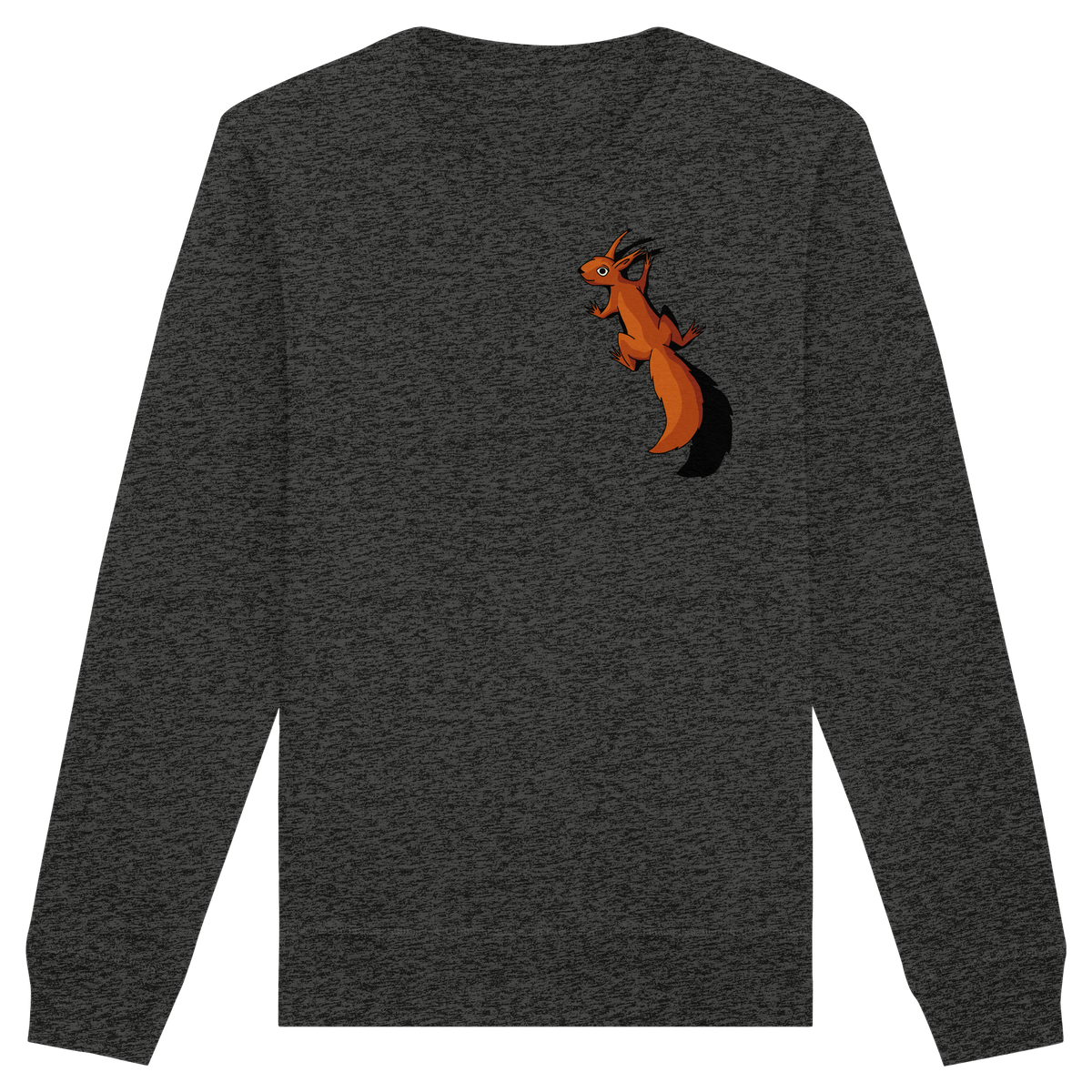 Süßes Eichhörnchen klettert - Organic Basic Unisex Sweatshirt