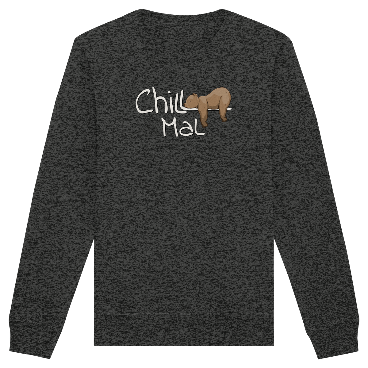 Chill Mal schläfriger Braunbär - Organic Basic Unisex Sweatshirt