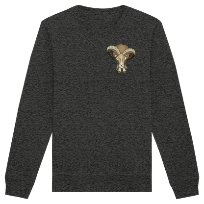 Bockiges Mufflon Widder Schafbock - Organic Basic Unisex Sweatshirt