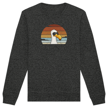 Cool lässige Retro Möwe - Organic Basic Unisex Sweatshirt