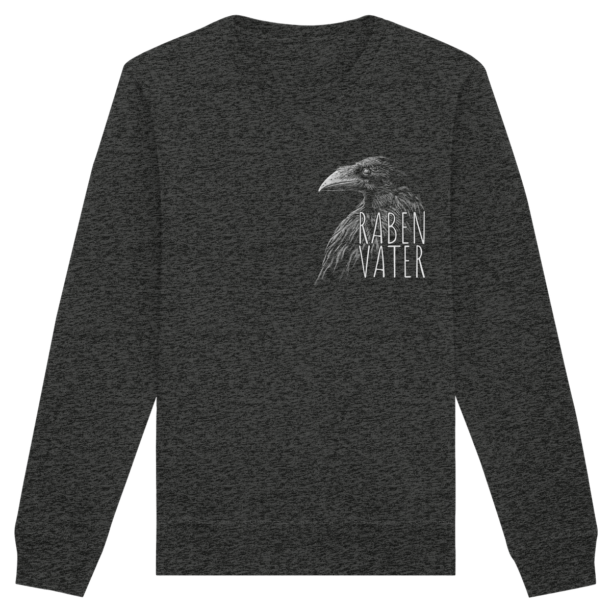 Rabenvater schwarzer Rabe Krähe - Organic Basic Unisex Sweatshirt