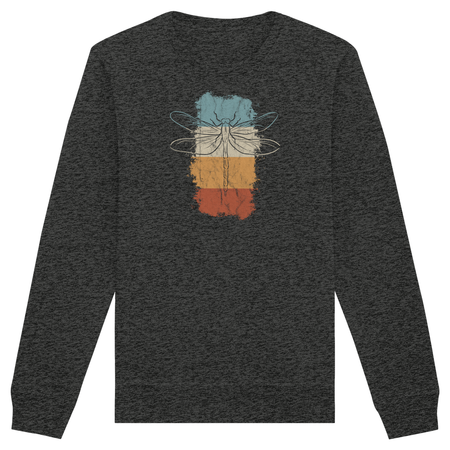 Retro Kunst Libelle | Vintage Dragonfly - Organic Basic Unisex Sweatshirt