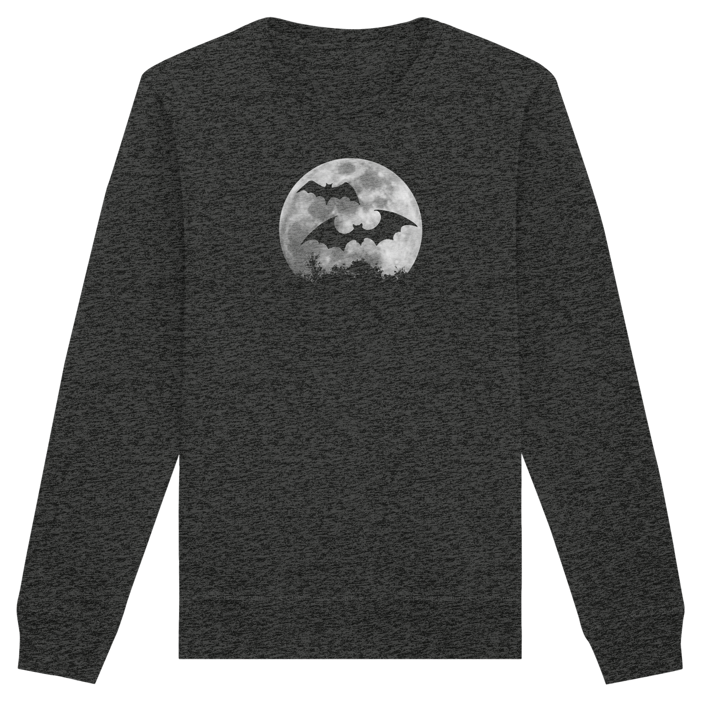 Fledermaus Silhouetten bei Vollmond - Organic Basic Unisex Sweatshirt