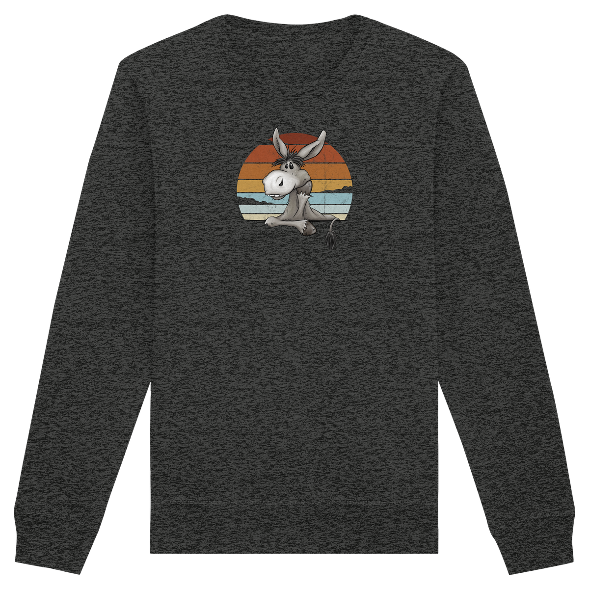 Lässiges Maultier Retro Esel - Organic Basic Unisex Sweatshirt
