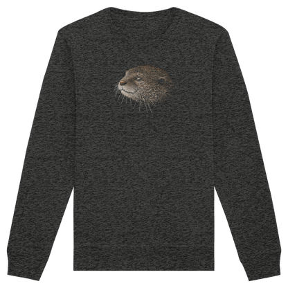 Otter Bleistift Zeichnung KritzelKunst - Organic Basic Unisex Sweatshirt