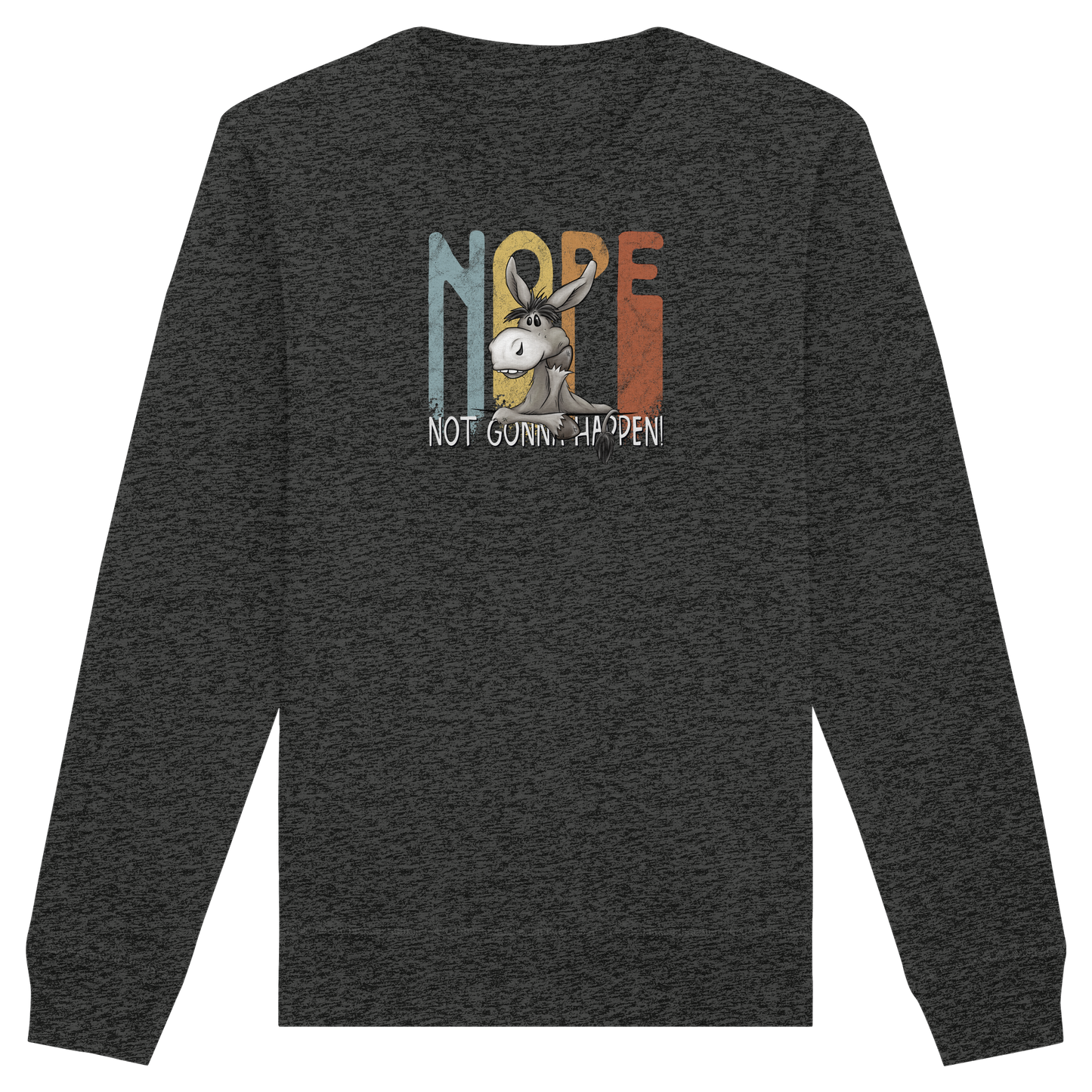 Nope | bockiger Esel - Organic Basic Unisex Sweatshirt