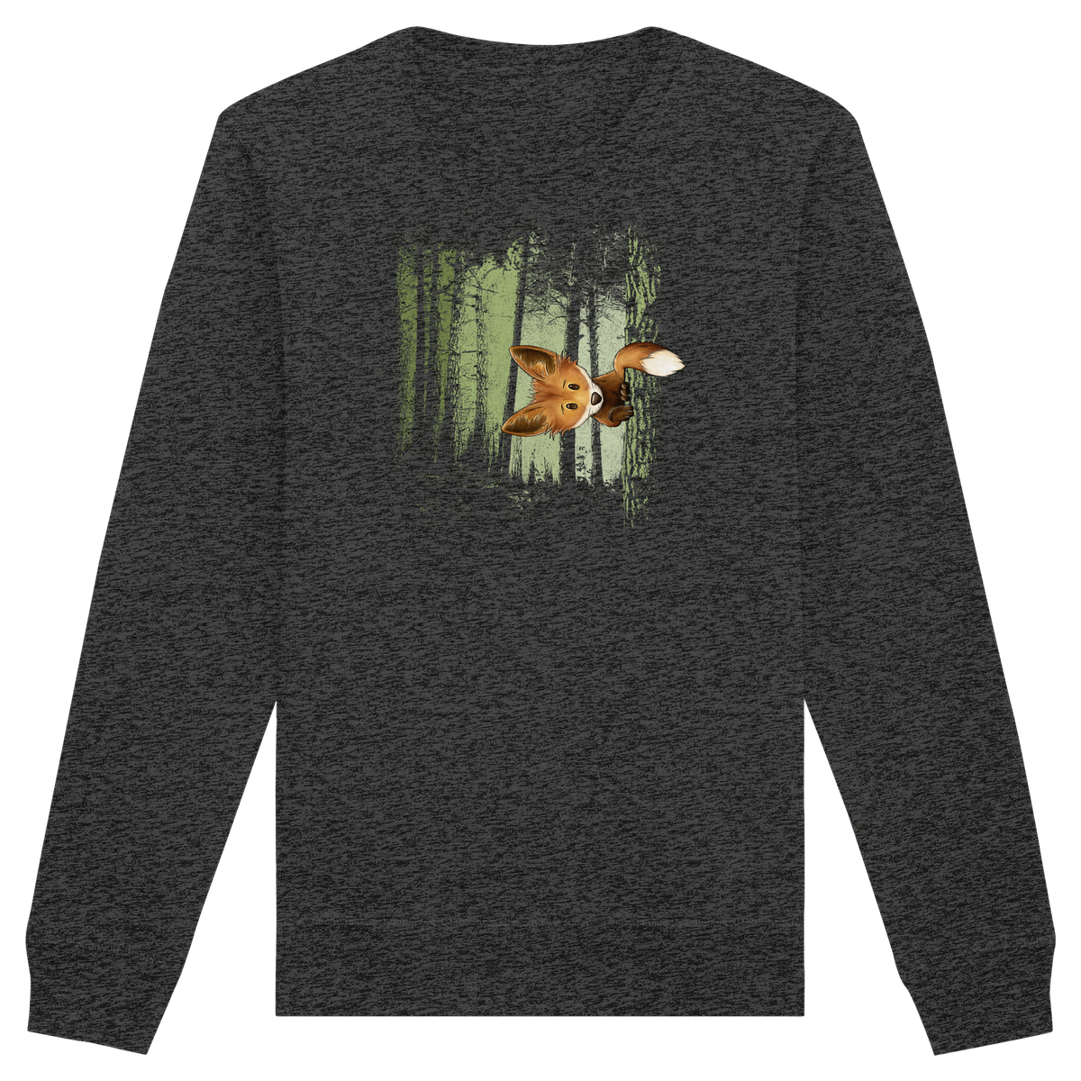 Fuchs im Zwielicht-Wald - Organic Basic Unisex Sweatshirt